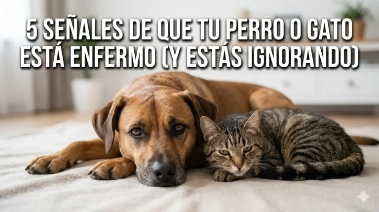 5 Señales que tu Perro o Gato está ENFERMO (Y Estás Ignorando)